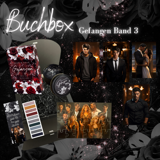 Buchbox Gefangen Band 3 mit FS