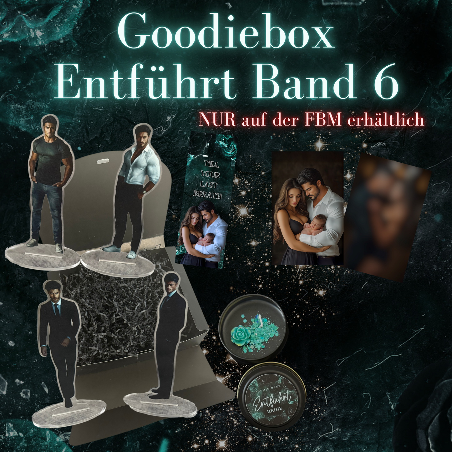 Goodiebox Entführt Band 6 ACHTUNG! Alle Acrylaufsteller sind mit einer Schutzfolie versehen. Bitte vor Gebrauch die Folie abziehen – so ist die Oberfläche frei von Kratzern.